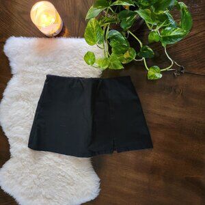 American Eagle Black Mini Skirt with Shorts Size S